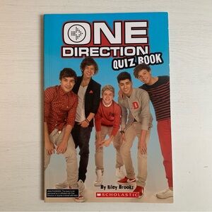 One Direction Quiz Book by Riley Brooks Scholastic 2012